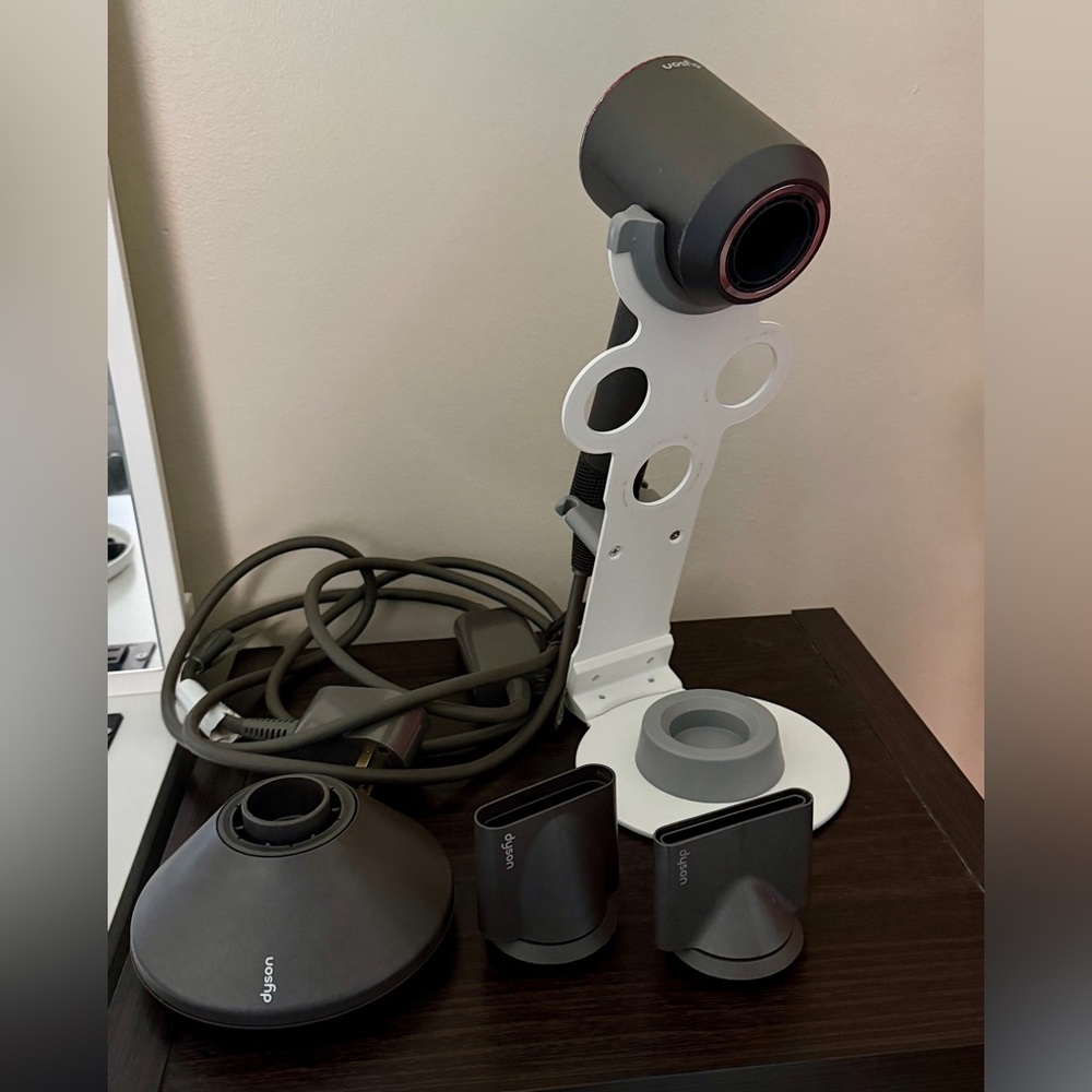 Dyson Pink and Gray Hair Dryer Set - Picture 5 of 5